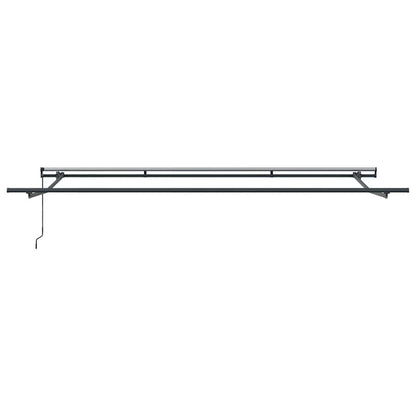 Manual Retractable Awning Brown 400x300 cm