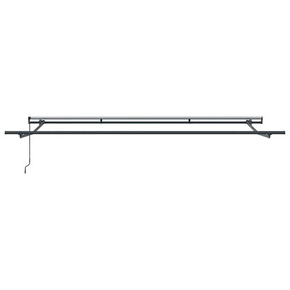 Manual Retractable Awning Anthracite and White 400x300 cm