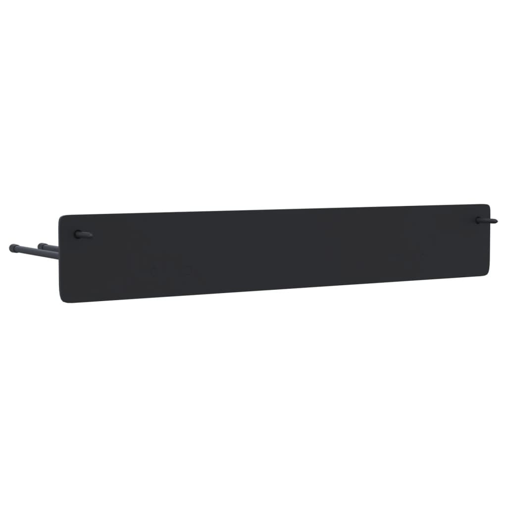 Garden Tool Storage Rack Wall Mounted Black Steel