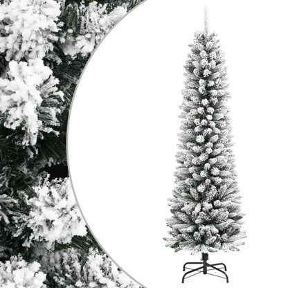 Christmas Tree | White and green | PVC, PE, Steel | Slim