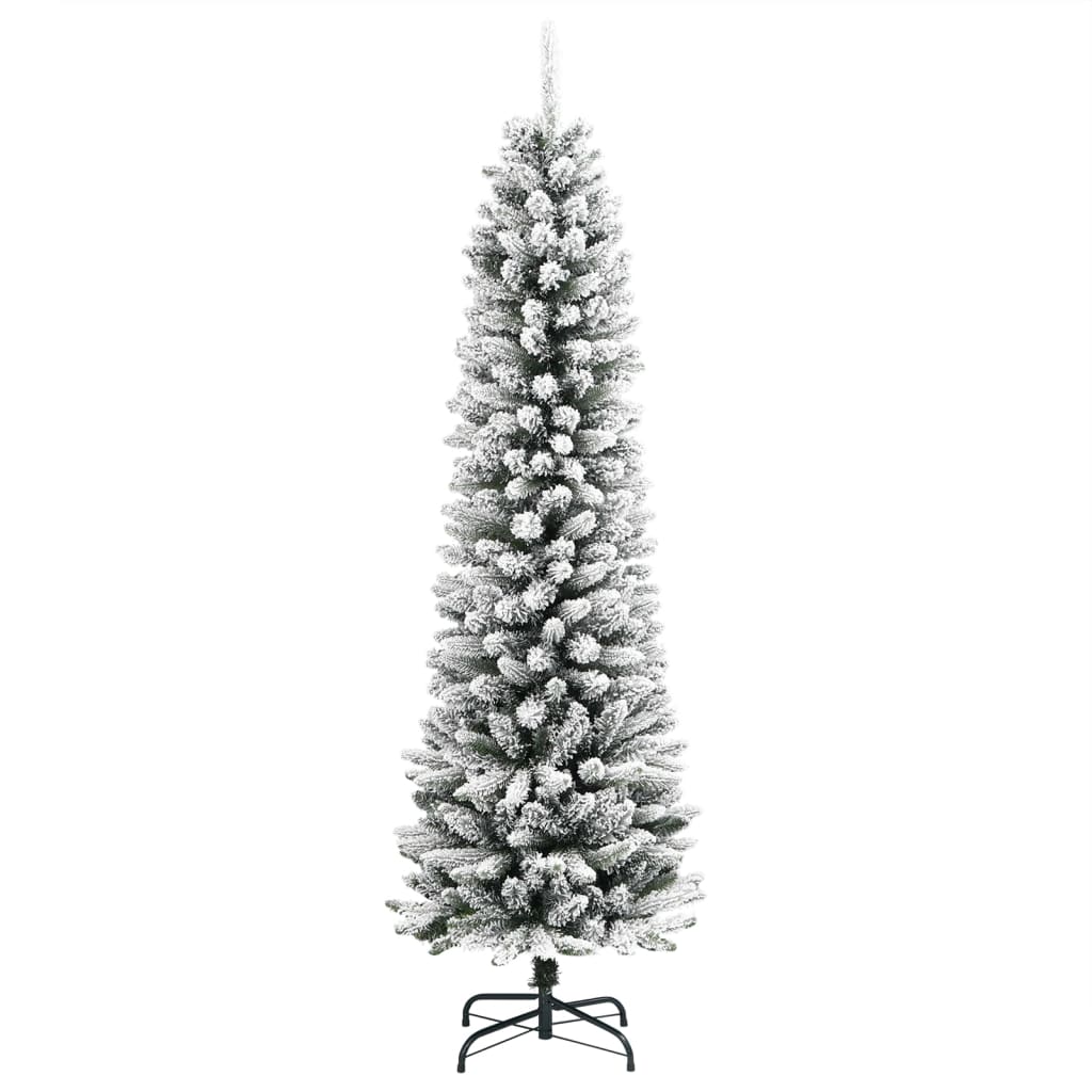 Christmas Tree | White and green | PVC, PE, Steel | Slim