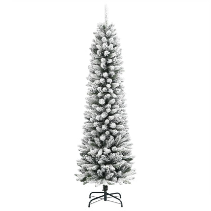 Christmas Tree | White and Green | PVC and PE with a steel stand | Slim