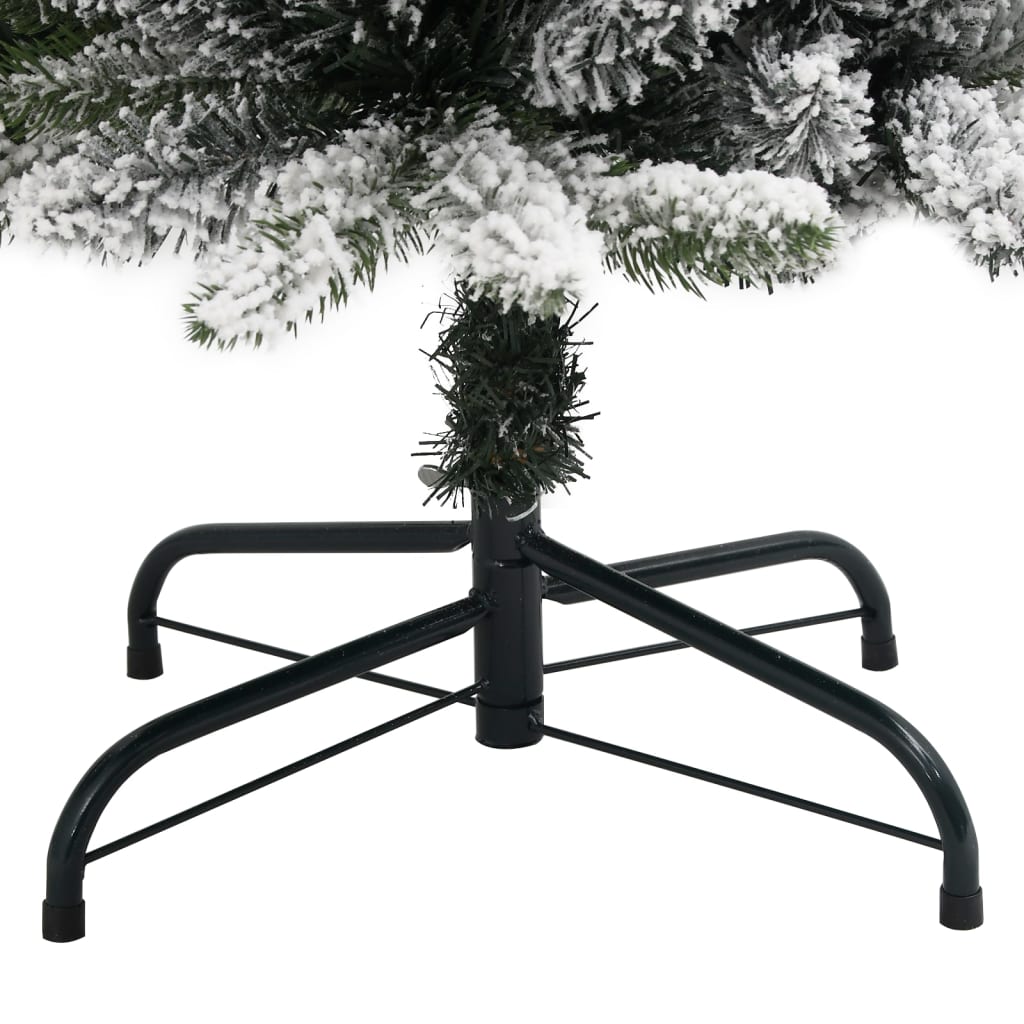 Christmas Tree | White and Green | PVC and PE with a steel stand | Slim