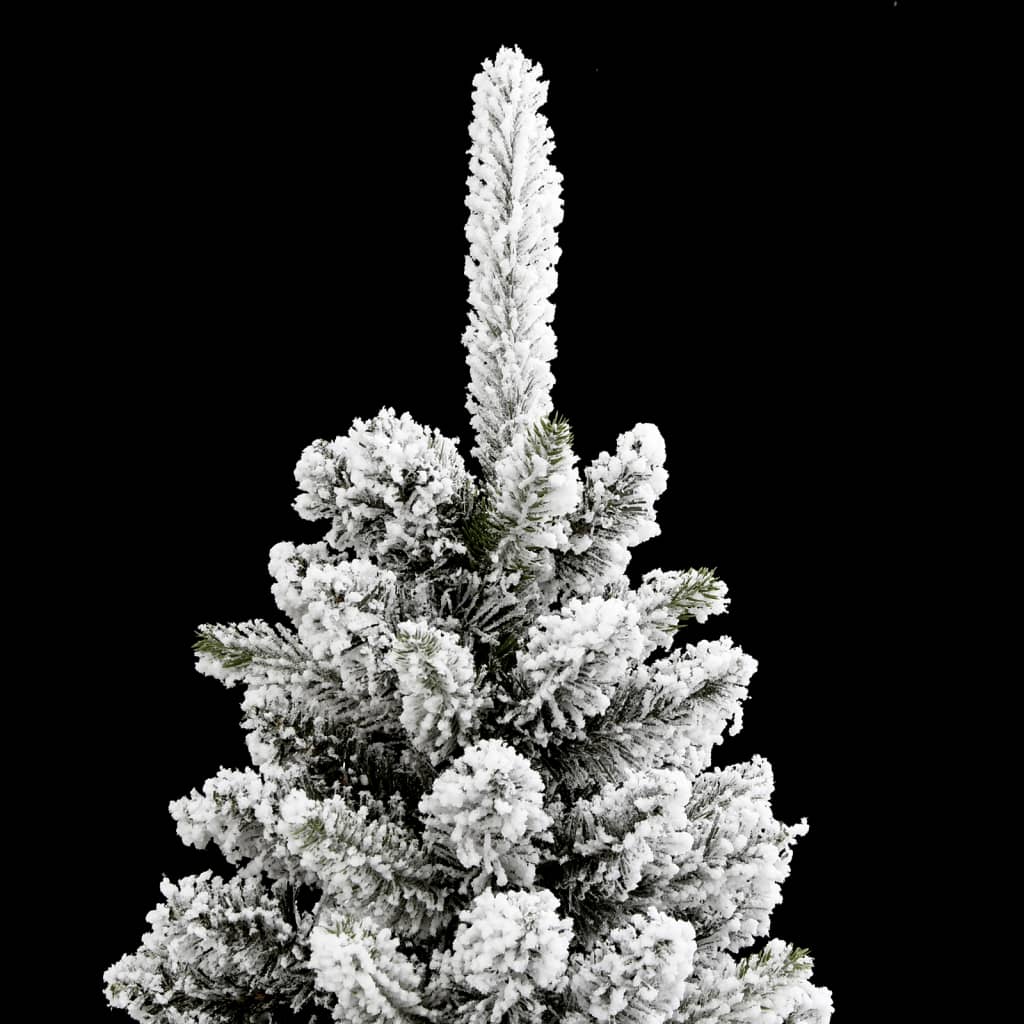 Christmas Tree | White and Green | PVC and PE with a steel stand | Slim