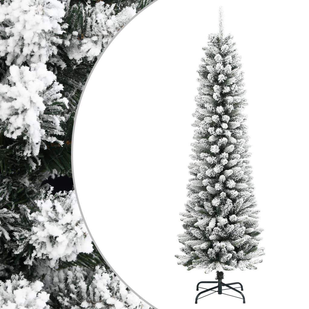 Christmas Tree | White and green | PVC, PE, steel | Slim