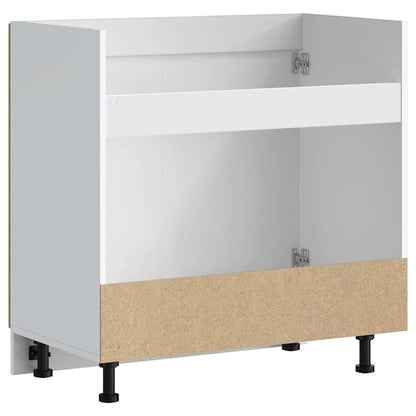 Sink Base Cabinet Kalmar Sonoma Oak 80x46x81.5 cm Engineered Wood