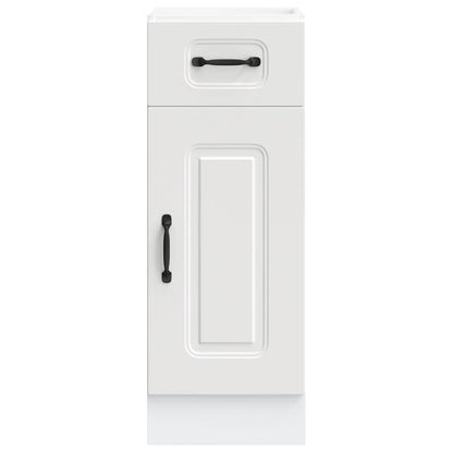 Kitchen Base Cabinet Kalmar White Engineered Wood