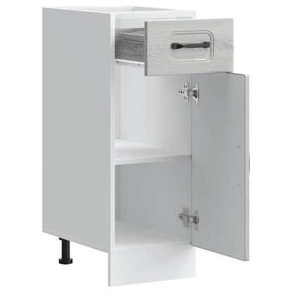 Kitchen Base Cabinet Kalmar Grey Sonoma Engineered Wood