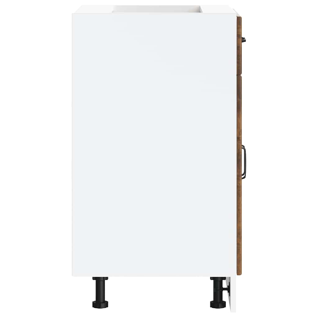 Kitchen Base Cabinet Kalmar Smoked Oak Engineered Wood