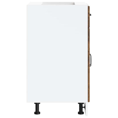 Kitchen Base Cabinet Kalmar Smoked Oak Engineered Wood