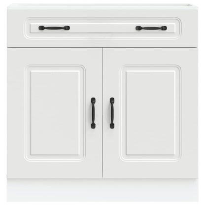 Kitchen Base Cabinet Kalmar White Engineered Wood