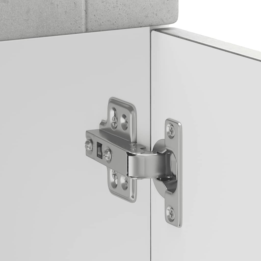 Kitchen Base Cabinet Kalmar Concrete Grey Engineered Wood