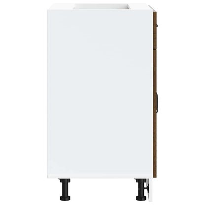 Kitchen Base Cabinet Kalmar Brown Oak Engineered Wood