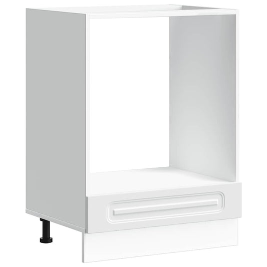 Oven Cabinet Kalmar White Engineered Wood