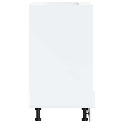 Oven Cabinet Kalmar White Engineered Wood
