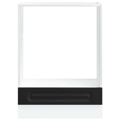 Oven Cabinet Kalmar Black Engineered Wood