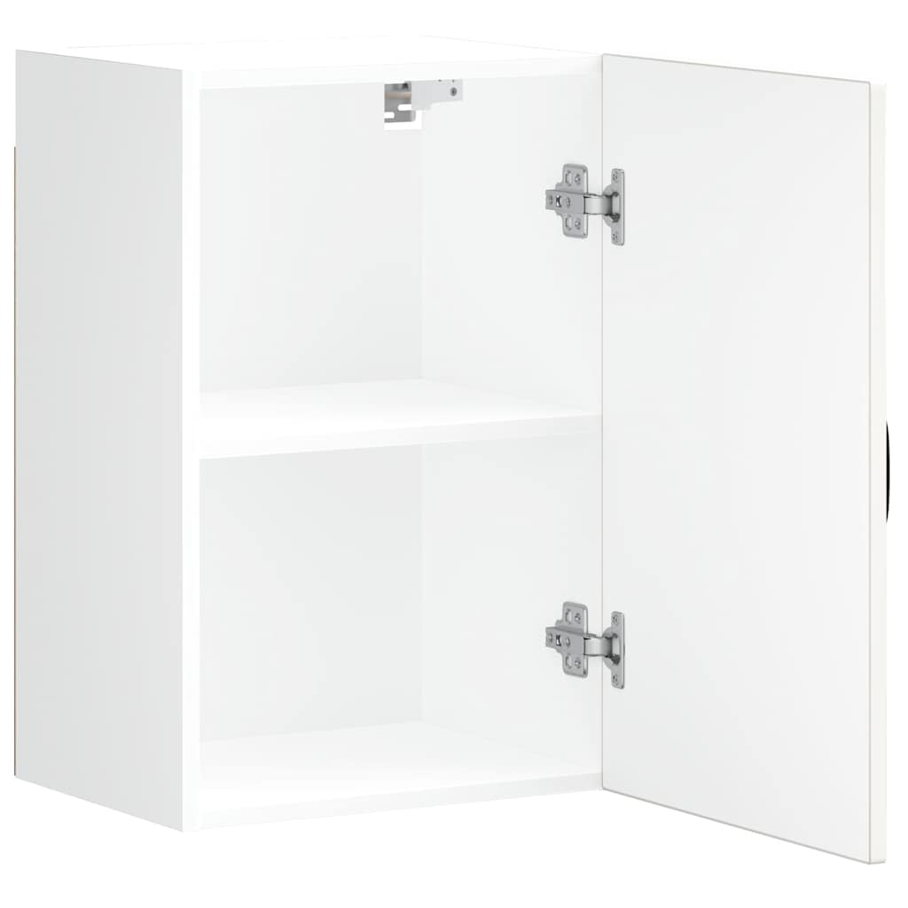 Kitchen Wall Cabinet Kalmar High Gloss White Engineered Wood