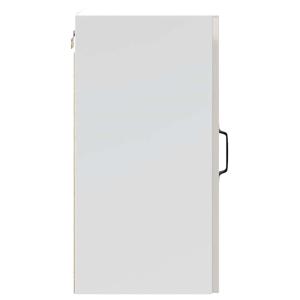 Kitchen Wall Cabinet Kalmar High Gloss White Engineered Wood