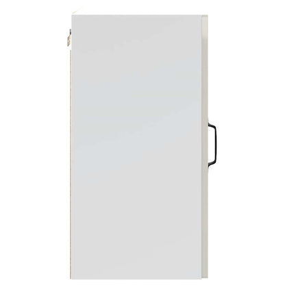 Kitchen Wall Cabinet Kalmar High Gloss White Engineered Wood