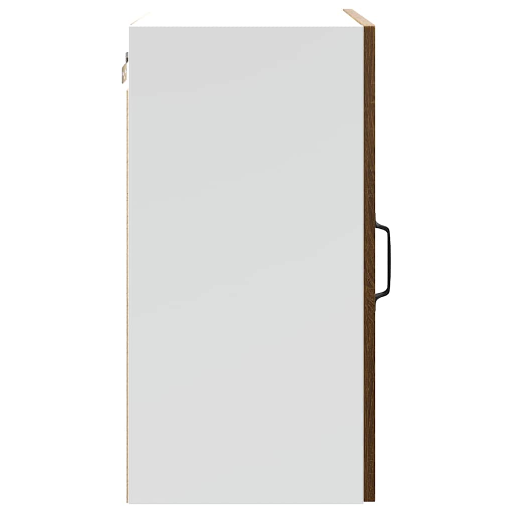 Kitchen Wall Cabinet Kalmar Brown Oak Engineered Wood