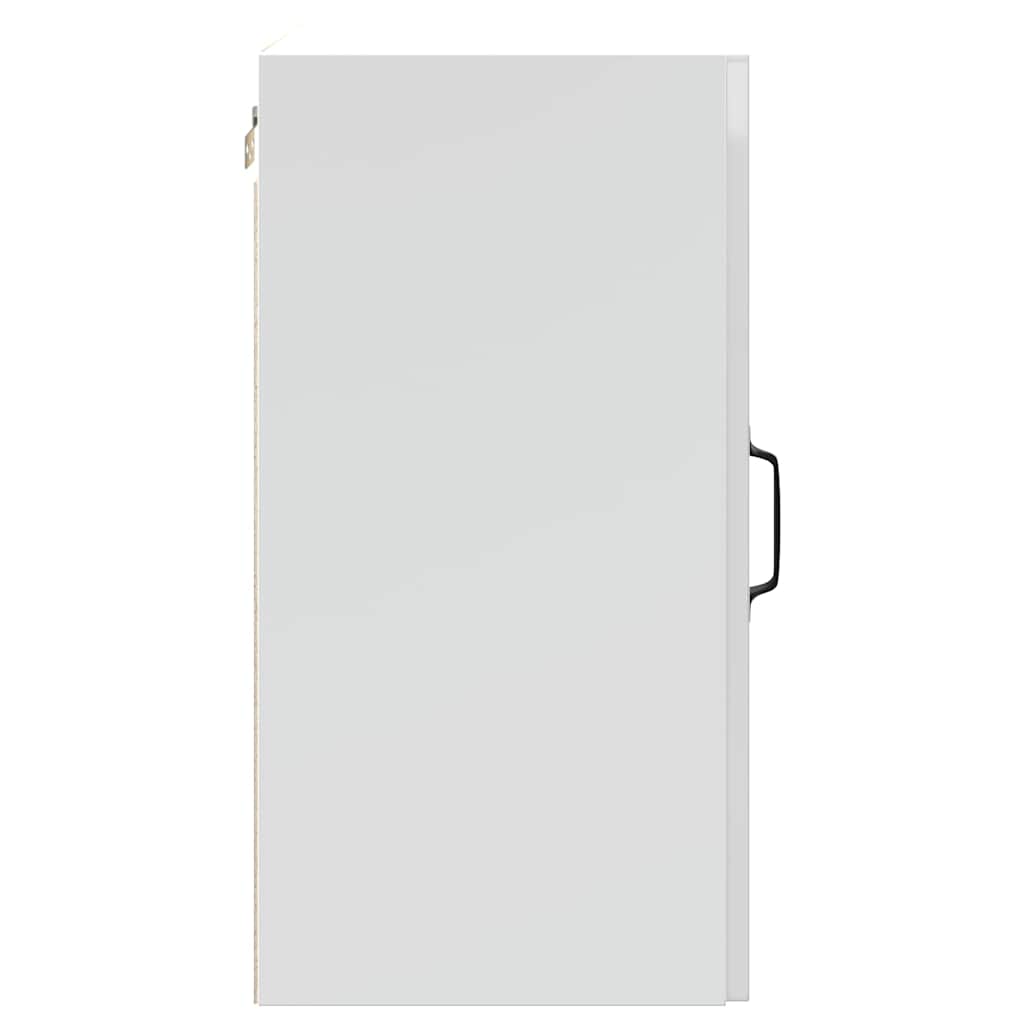 Kitchen Wall Cabinets 2 pcs Kalmar High Gloss White Engineered Wood