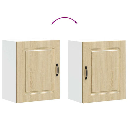 Kitchen Wall Cabinets 2 pcs Kalmar Sonoma Oak Engineered Wood