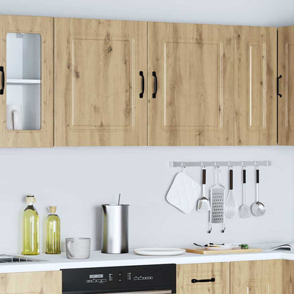 Kitchen Wall Cabinets 2 pcs Kalmar Artisan Oak Engineered Wood