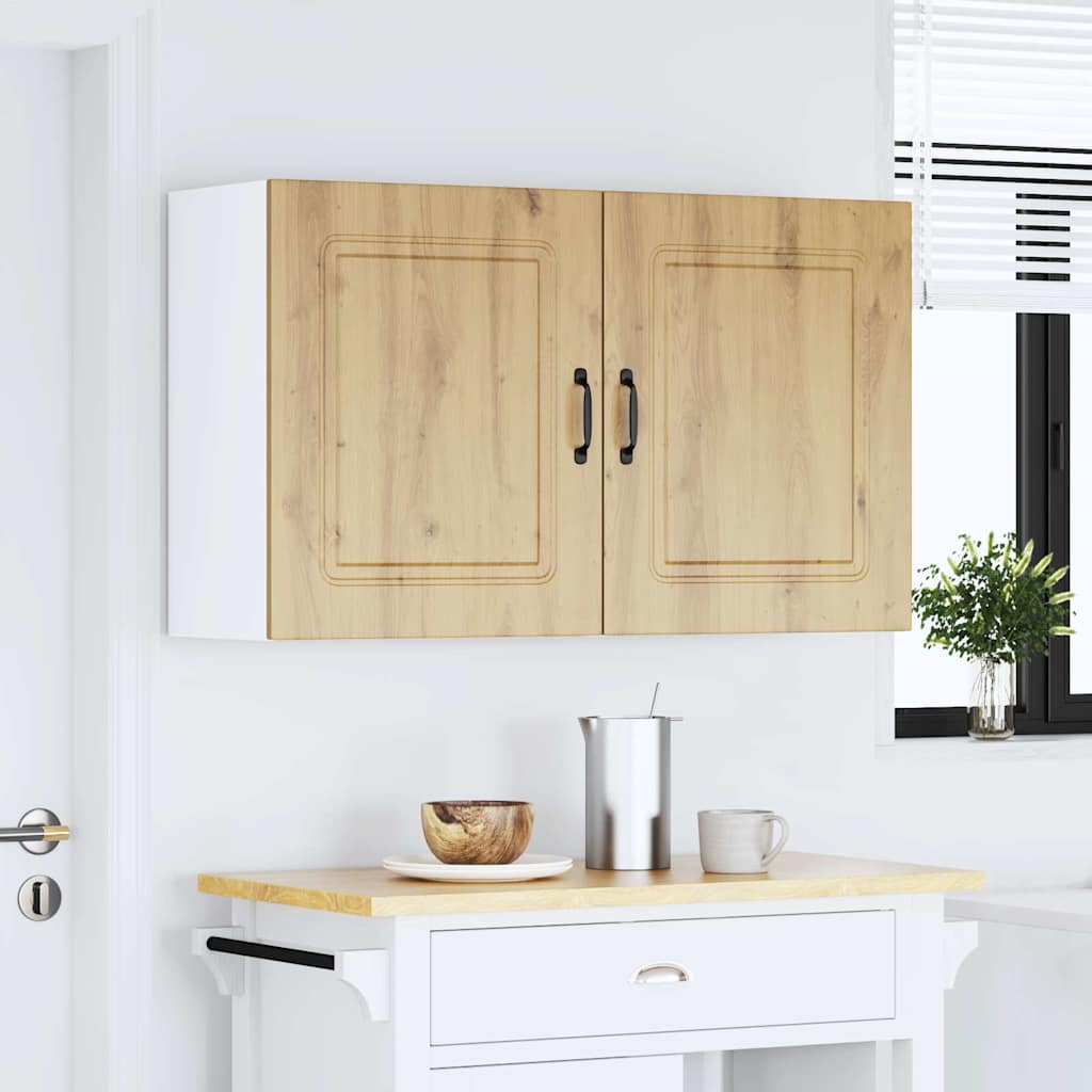 Kitchen Wall Cabinets 2 pcs Kalmar Artisan Oak Engineered Wood