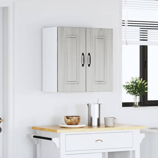 Kitchen Wall Cabinet Kalmar Grey Sonoma Engineered Wood