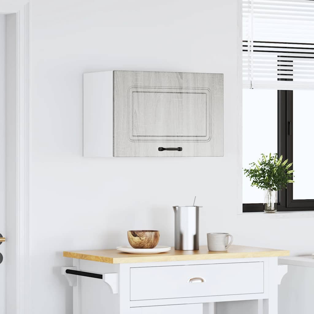 Kitchen Wall Cabinet Kalmar Grey Sonoma Engineered Wood
