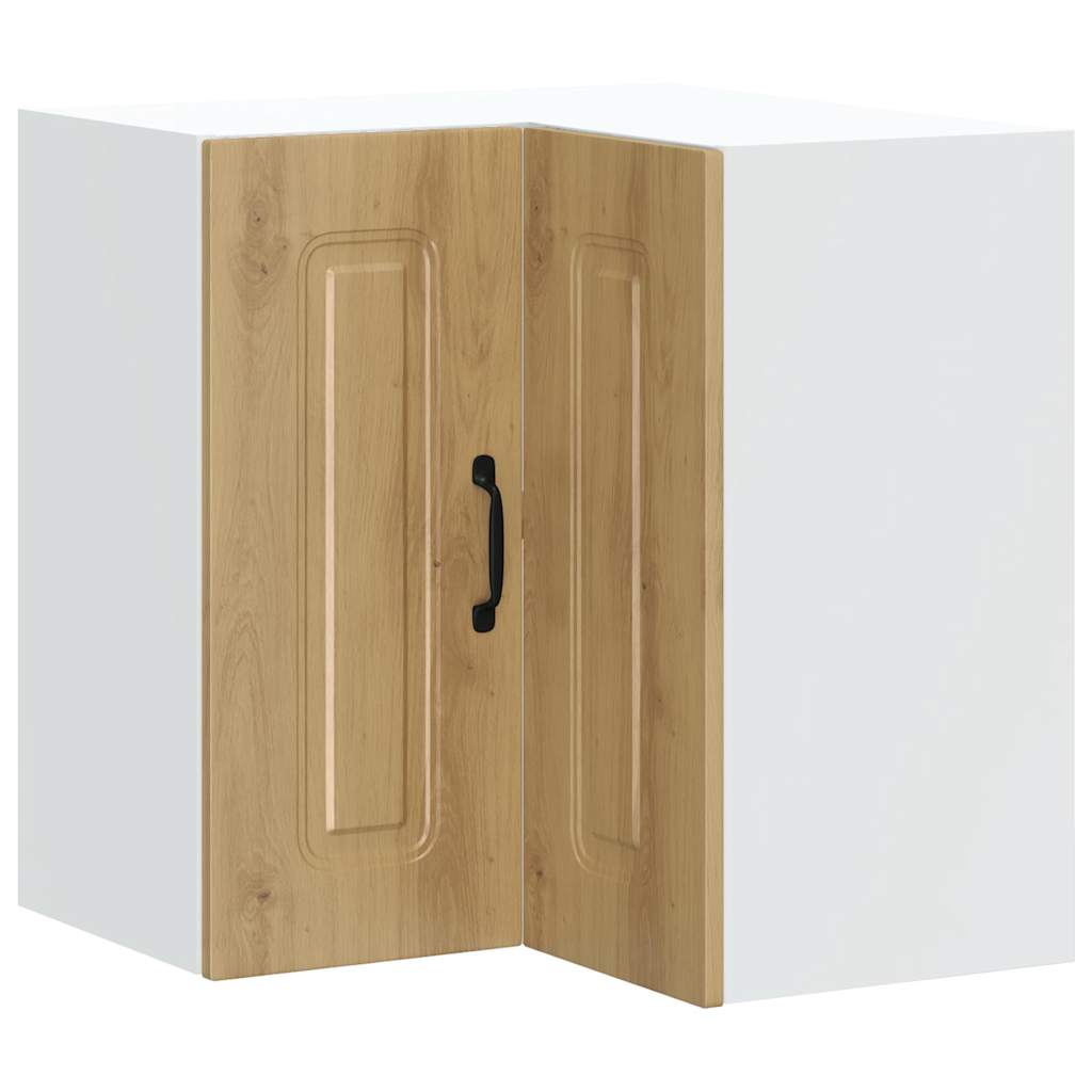 Kitchen Wall Corner Cabinet Kalmar Artisan Oak Engineered Wood