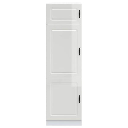 Kitchen Cupboard Kalmar High Gloss White Engineered Wood