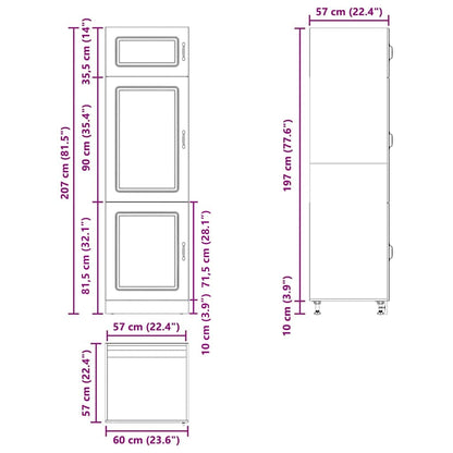 Kitchen Cupboard Kalmar Old Wood Engineered Wood