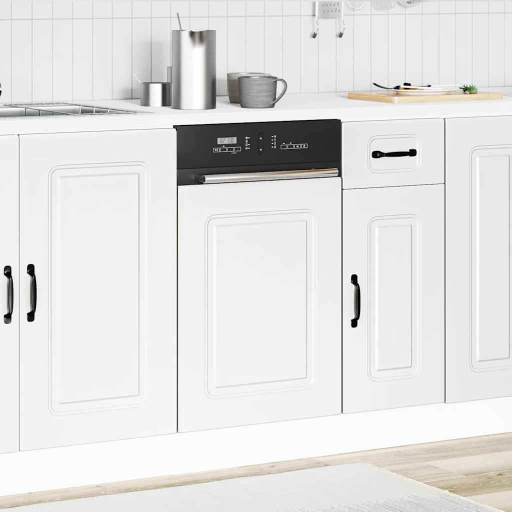 Dishwasher Panel Kalmar White 45x1.5x57 cm Engineered Wood