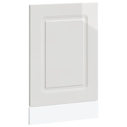 Dishwasher Panel Kalmar High Gloss White 45x1.5x57 cm Engineered Wood