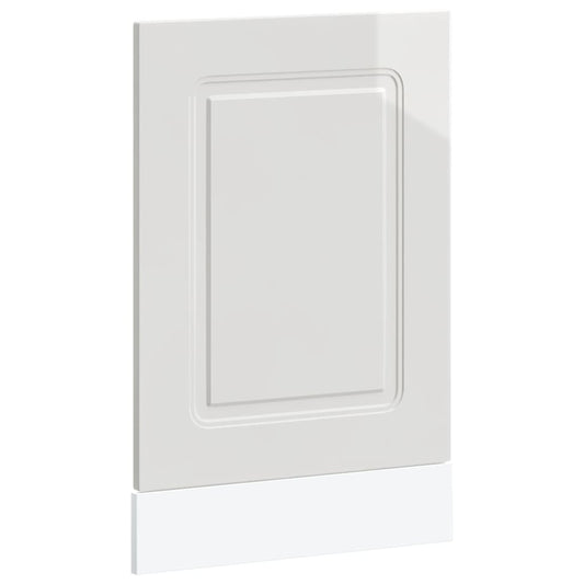 Dishwasher Panel Kalmar High Gloss White 45x1.5x57 cm Engineered Wood