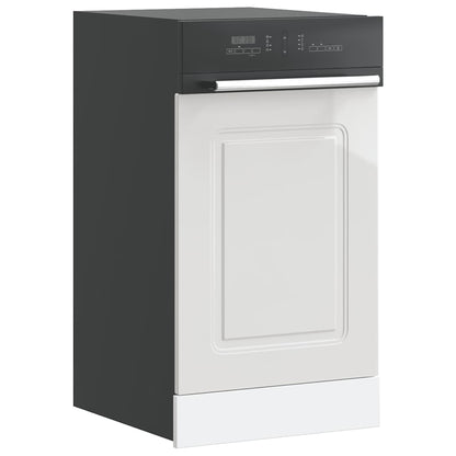 Dishwasher Panel Kalmar High Gloss White 45x1.5x57 cm Engineered Wood