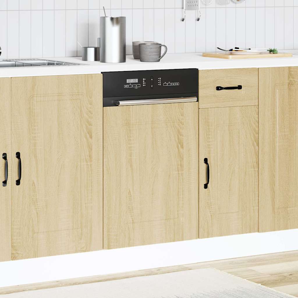 Dishwasher Panel Kalmar Sonoma Oak 45x1.5x57 cm Engineered Wood