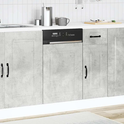 Dishwasher Panel Kalmar Concrete Grey 45x1.5x57 cm Engineered Wood