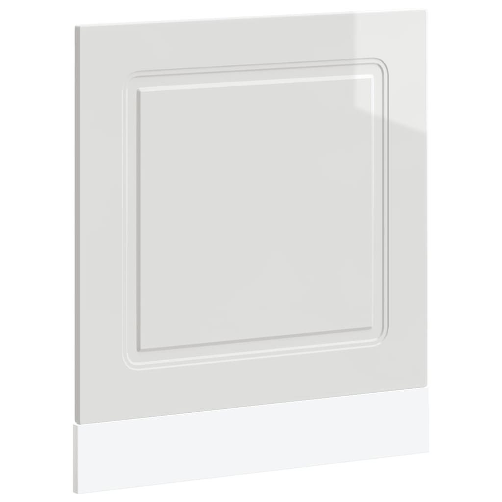 Dishwasher Panel Kalmar High Gloss White 60x1.5x57 cm Engineered Wood