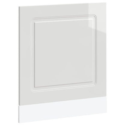 Dishwasher Panel Kalmar High Gloss White 60x1.5x57 cm Engineered Wood