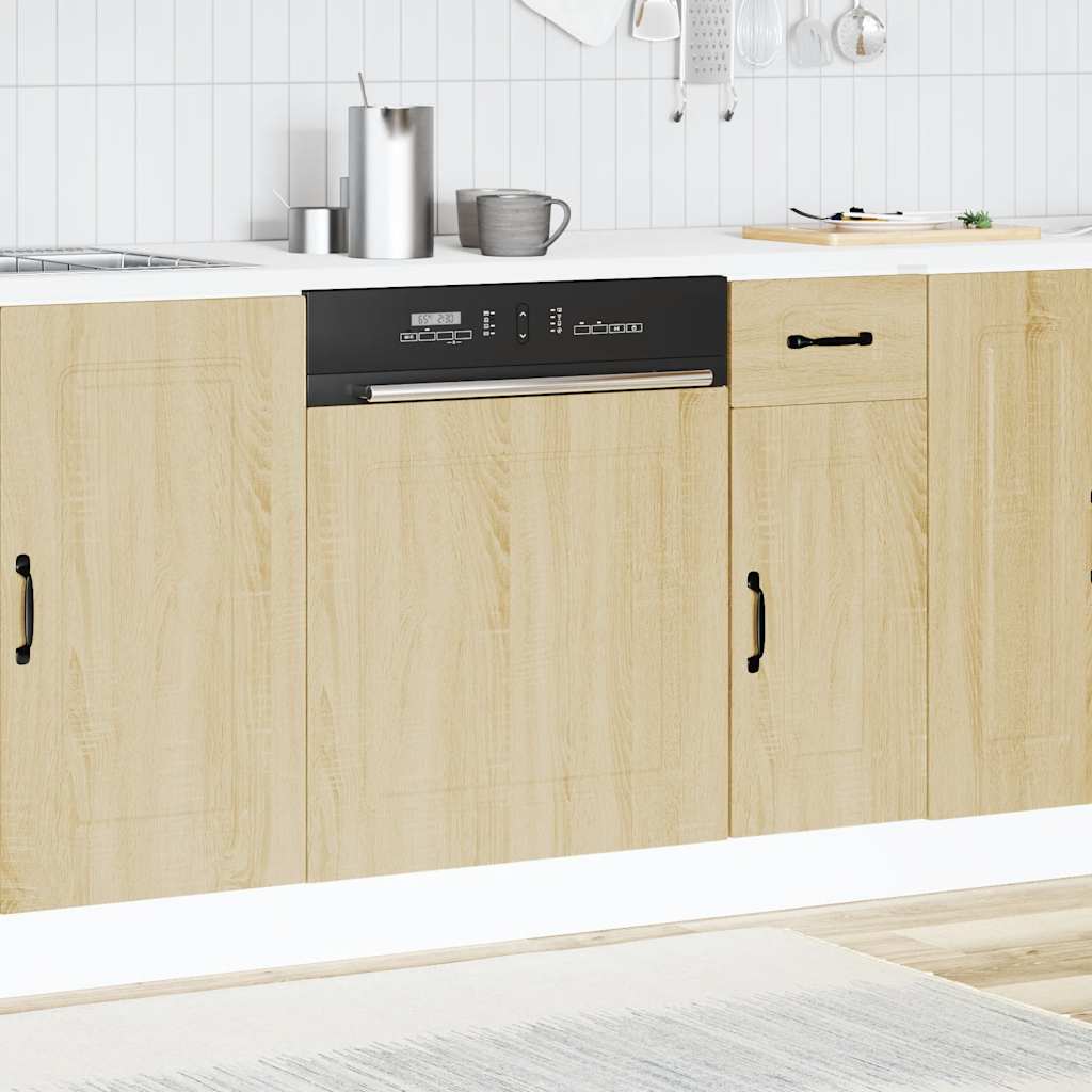 Dishwasher Panel Kalmar Sonoma Oak 60x1.5x57 cm Engineered Wood
