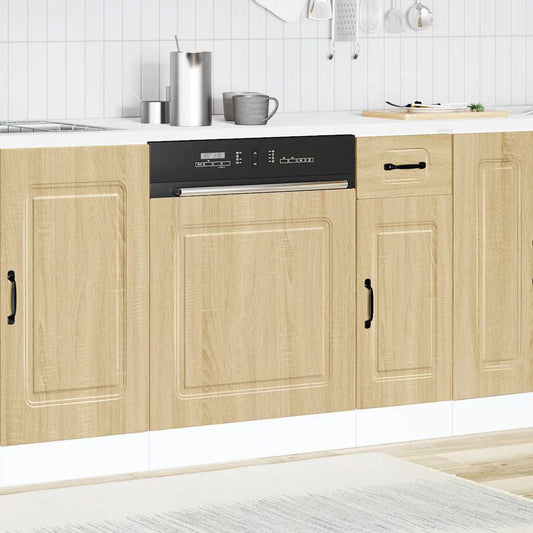 Dishwasher Panel Kalmar Sonoma Oak 60x1.5x57 cm Engineered Wood