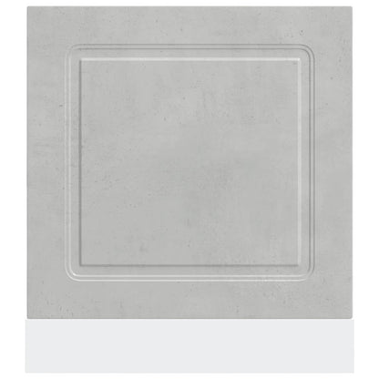 Dishwasher Panel Kalmar Concrete Grey 60x1.5x57 cm Engineered Wood