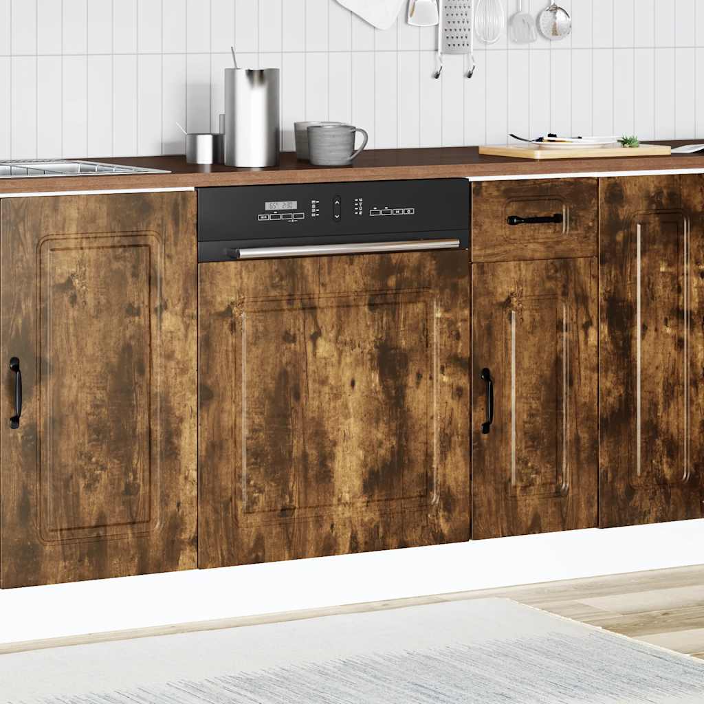Dishwasher Panel Kalmar Smoked Oak 60x1.5x57 cm Engineered Wood