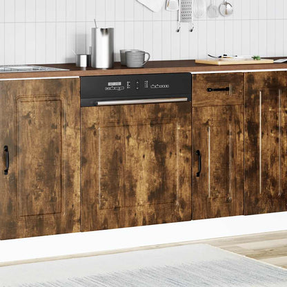 Dishwasher Panel Kalmar Smoked Oak 60x1.5x57 cm Engineered Wood