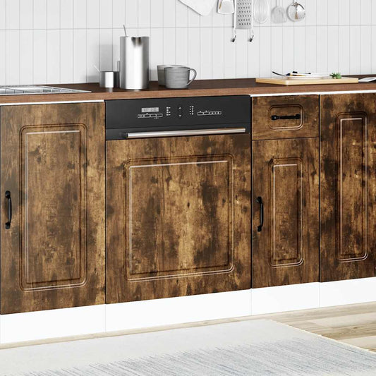 Dishwasher Panel Kalmar Smoked Oak 60x1.5x57 cm Engineered Wood
