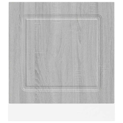 Dishwasher Panel Kalmar Grey Sonoma 60x1.5x57 cm Engineered Wood