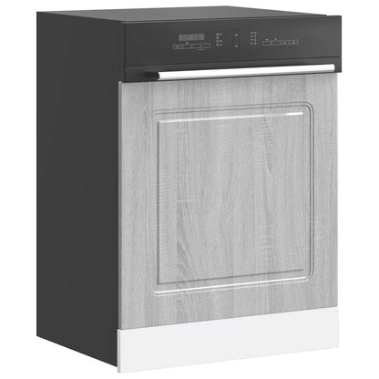 Dishwasher Panel Kalmar Grey Sonoma 60x1.5x57 cm Engineered Wood