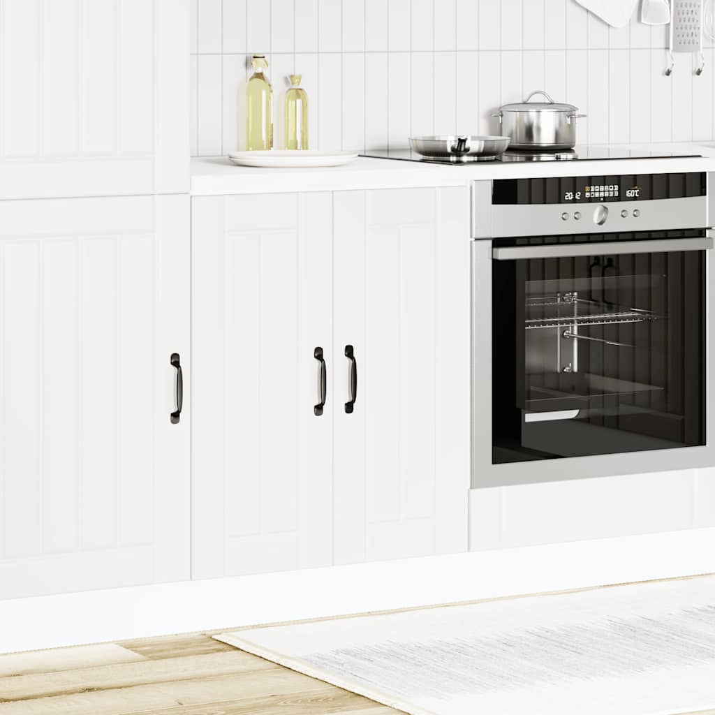Sink Base Cabinet Lucca White Engineered Wood